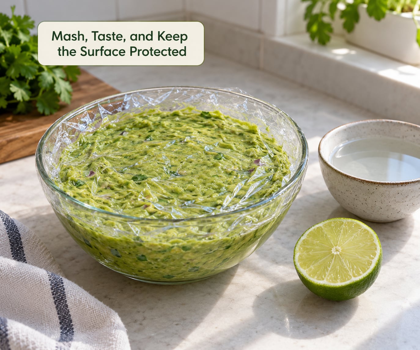Mash, Taste, and Keep the Surface Protected