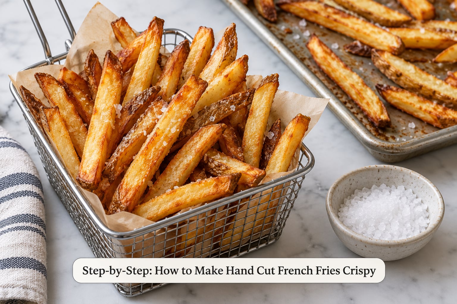 Step-by-Step: How to Make Hand Cut French Fries Crispy