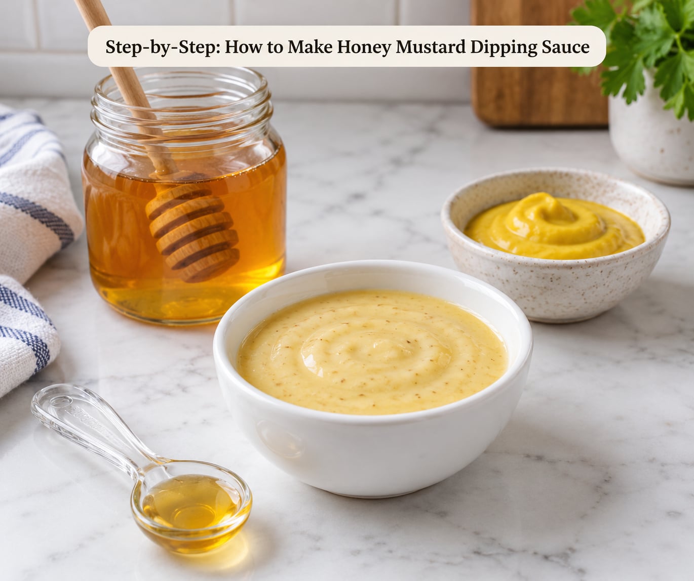 Step-by-Step: How to Make Honey Mustard Dipping Sauce