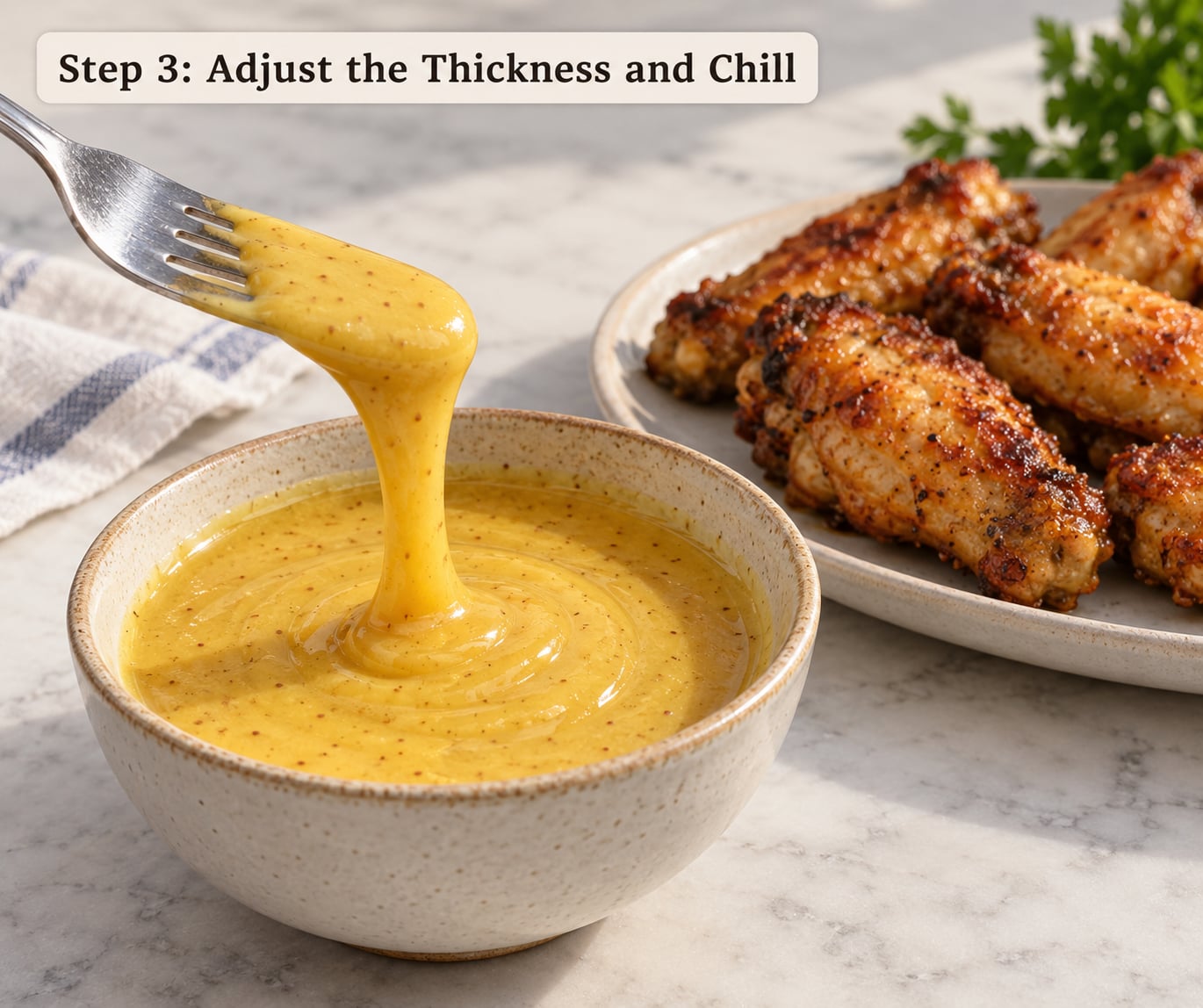 Step 3: Adjust the Thickness and Chill