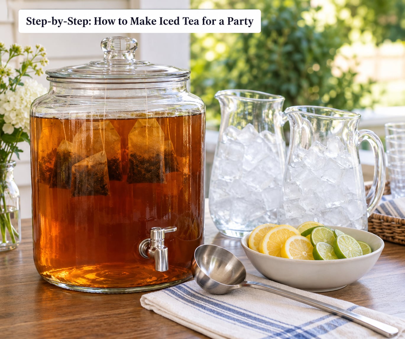 Step-by-Step: How to Make Iced Tea for a Party