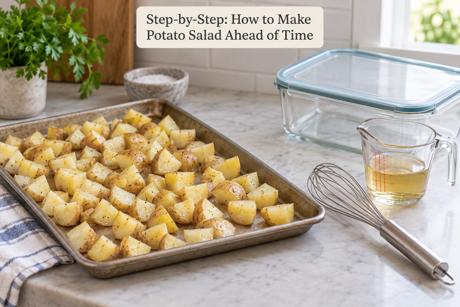 Step-by-Step: How to Make Potato Salad Ahead of Time