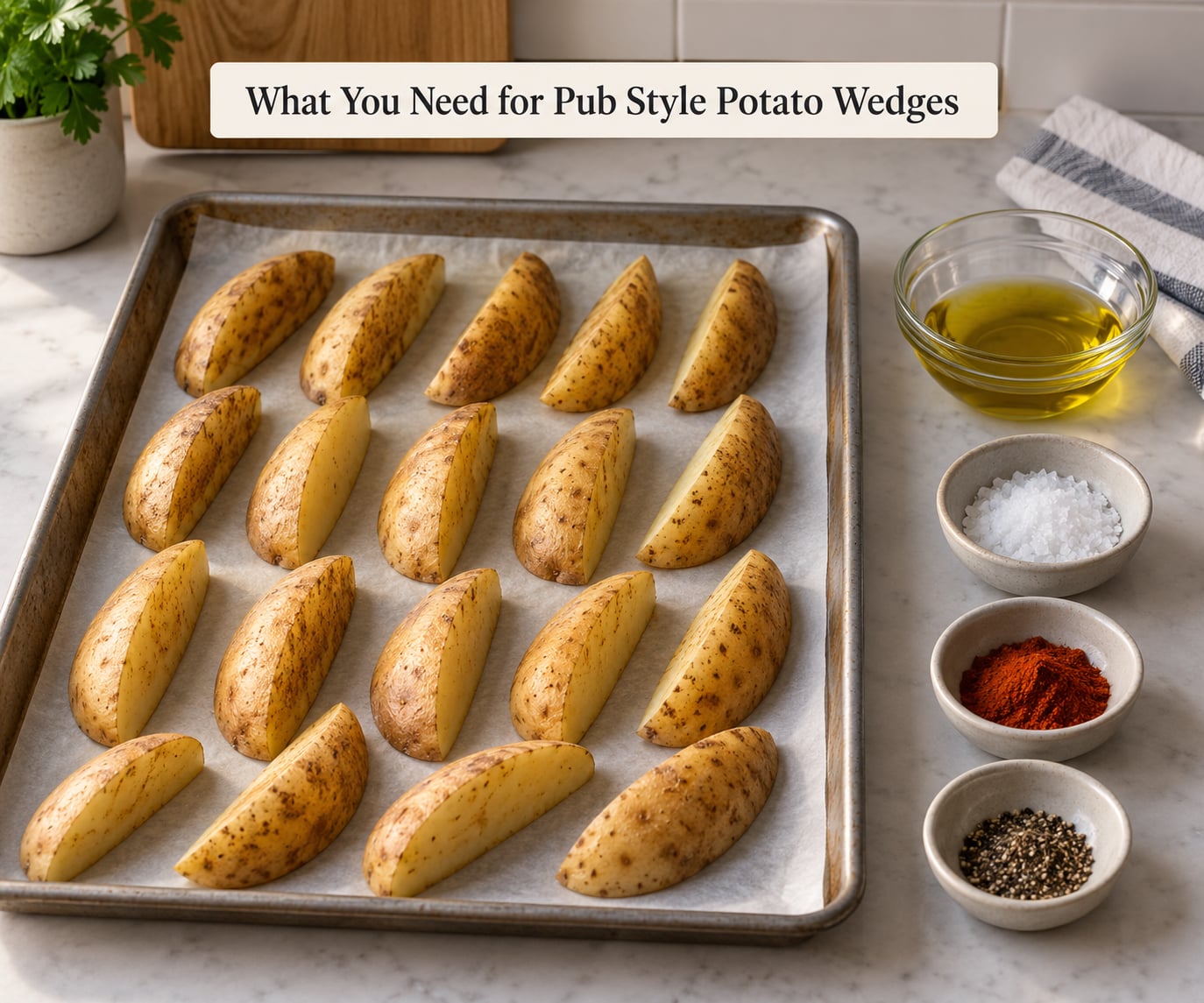 What You Need for Pub Style Potato Wedges