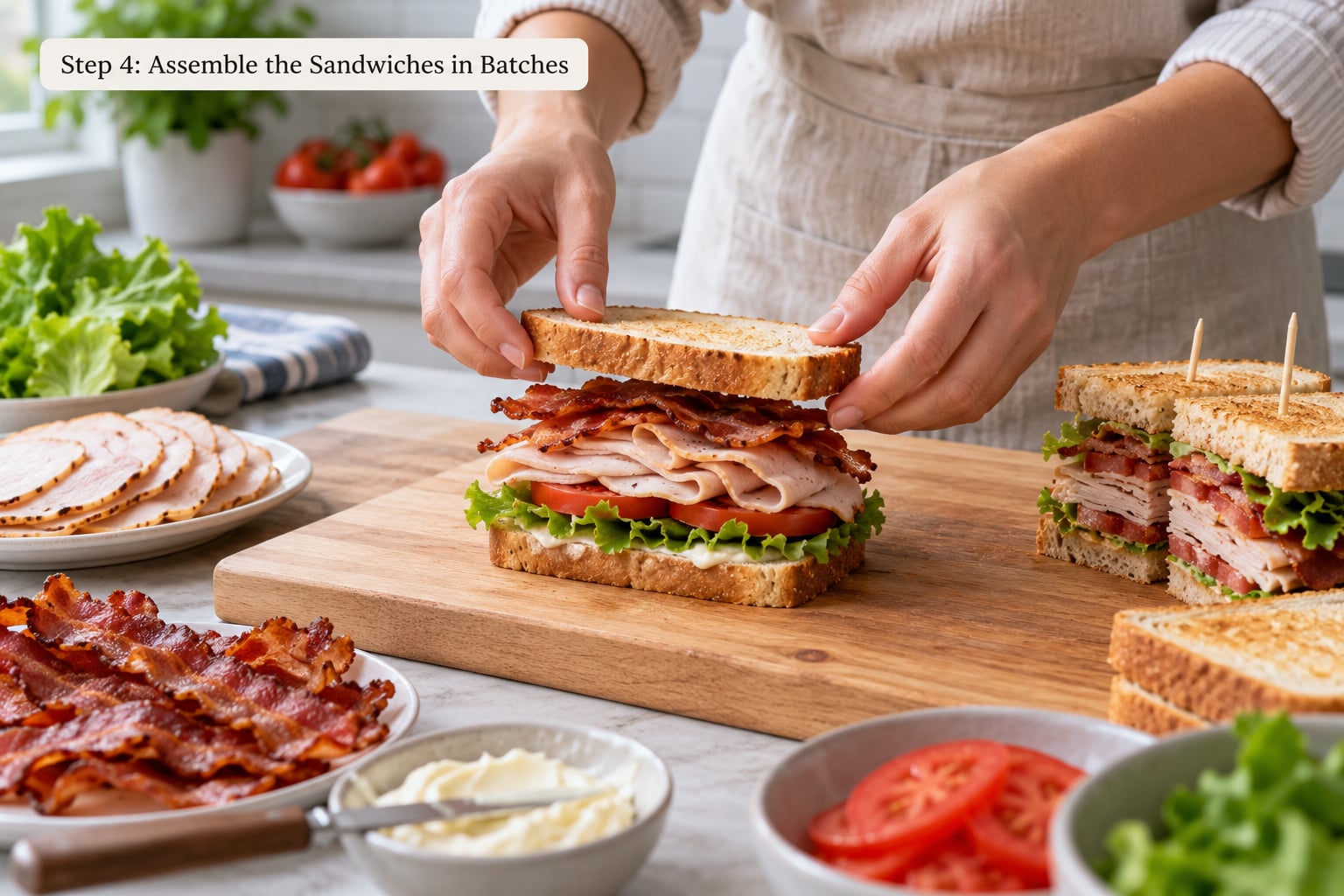 Step 4: Assemble the Sandwiches in Batches