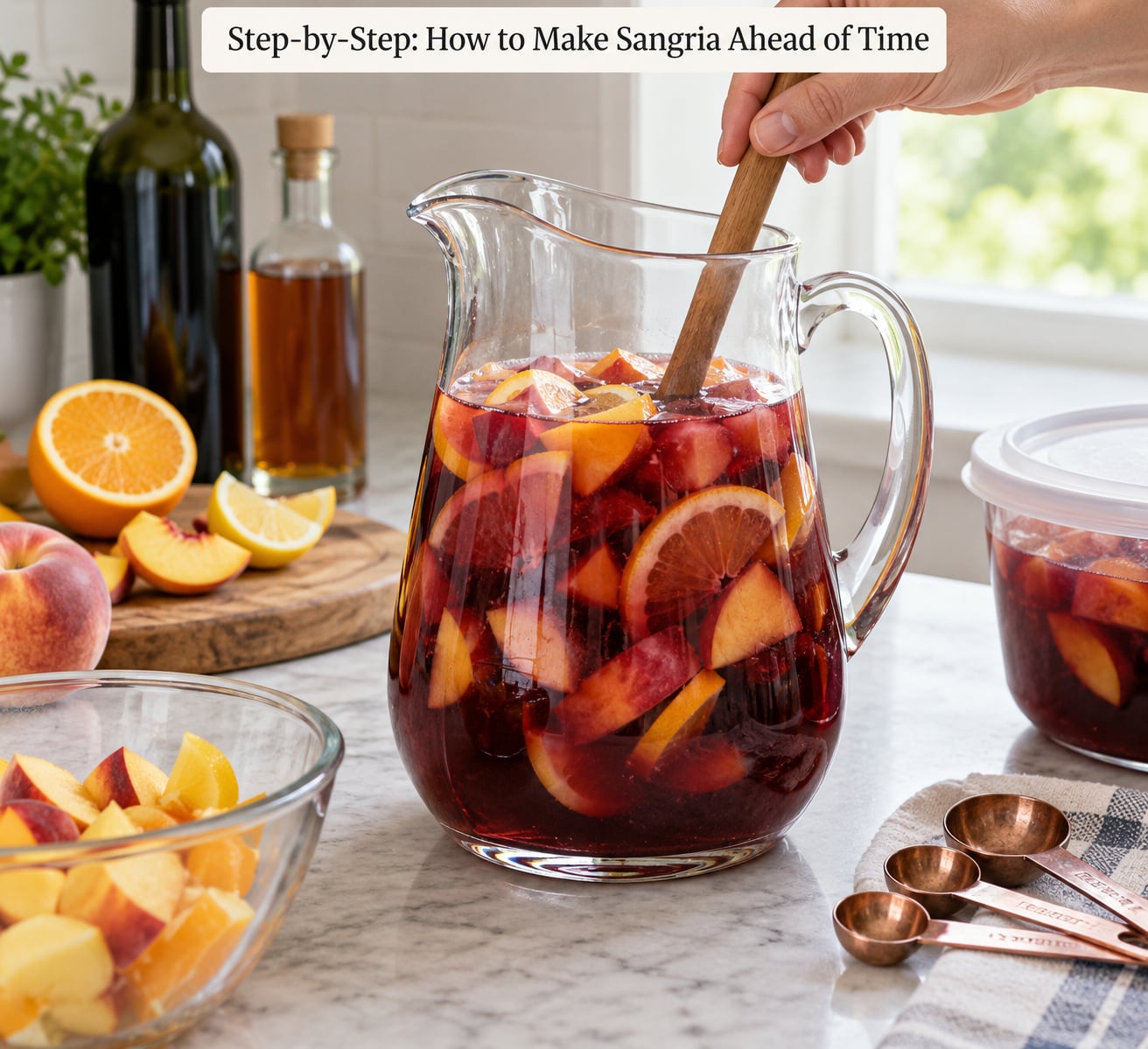 Step-by-Step: How to Make Sangria Ahead of Time