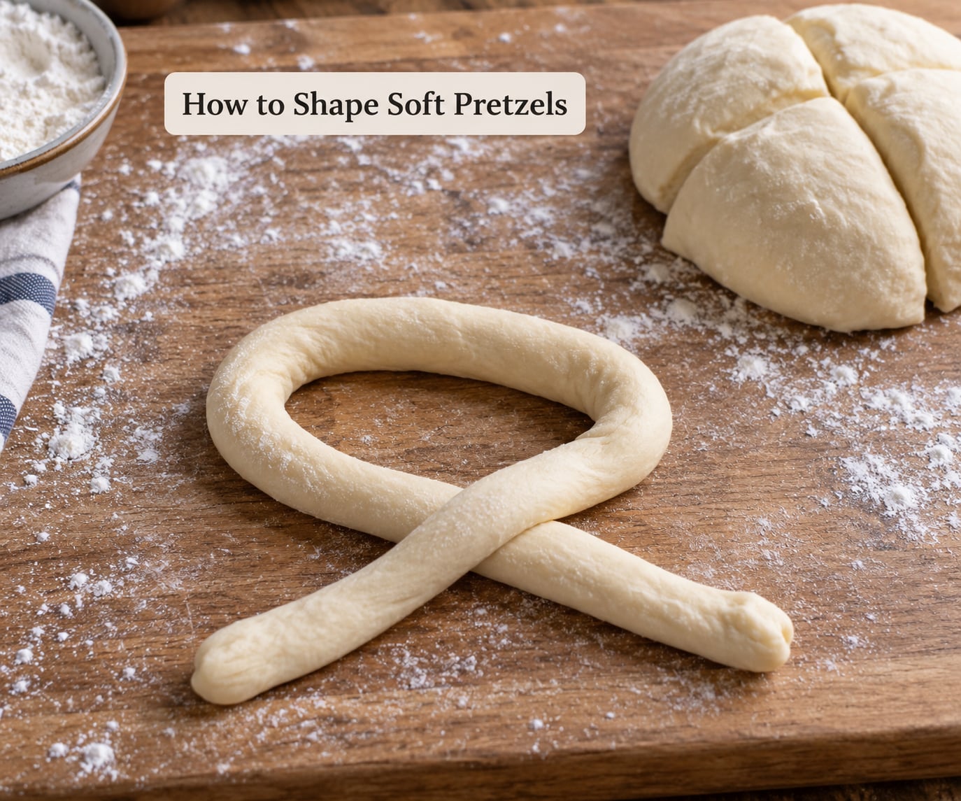 How to Shape Soft Pretzels