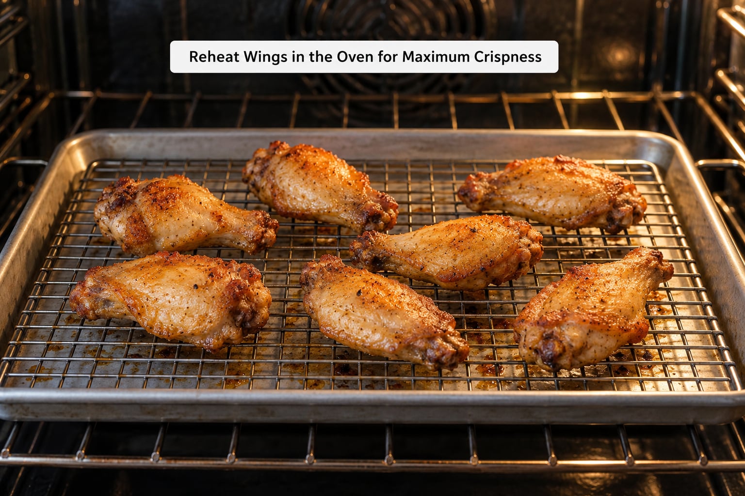 Reheat Wings in the Oven for Maximum Crispness