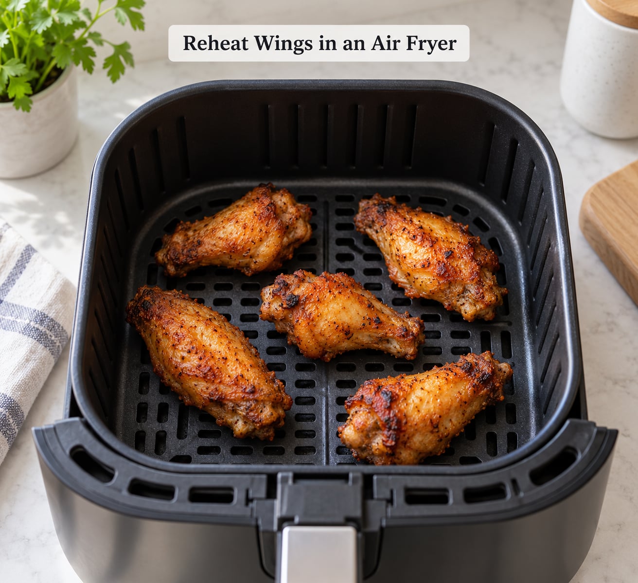 Reheat Wings in an Air Fryer
