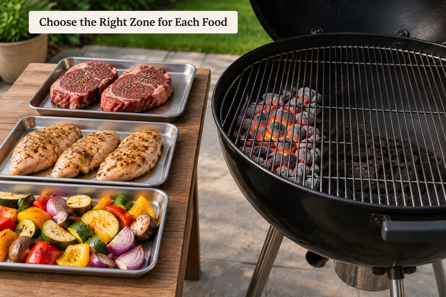 Choose the Right Zone for Each Food