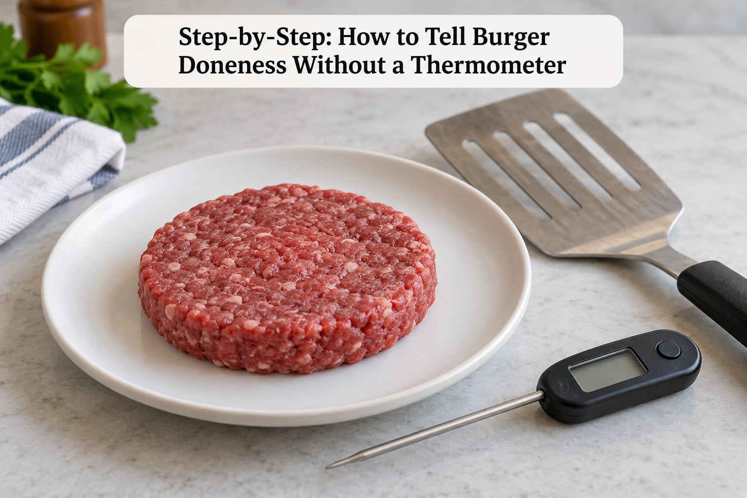 Step-by-Step: How to Tell Burger Doneness Without a Thermometer