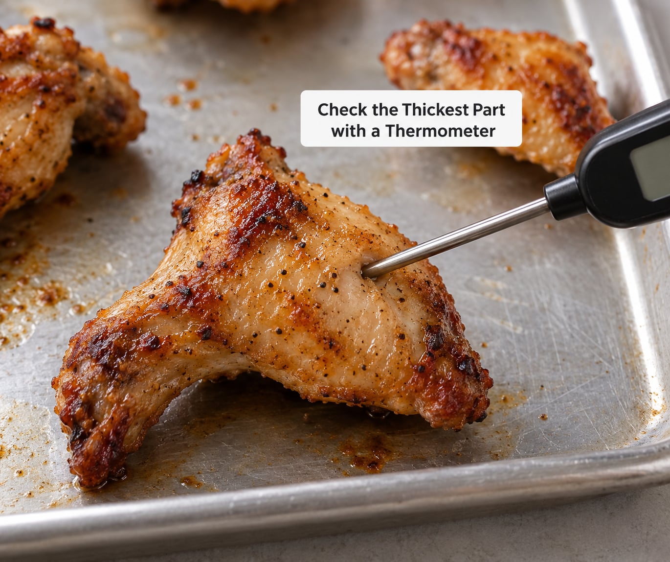 Check the Thickest Part with a Thermometer