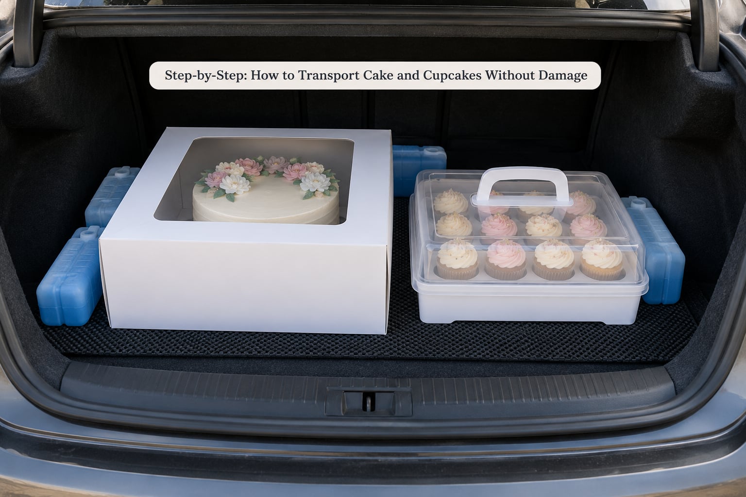 Step-by-Step: How to Transport Cake and Cupcakes Without Damage