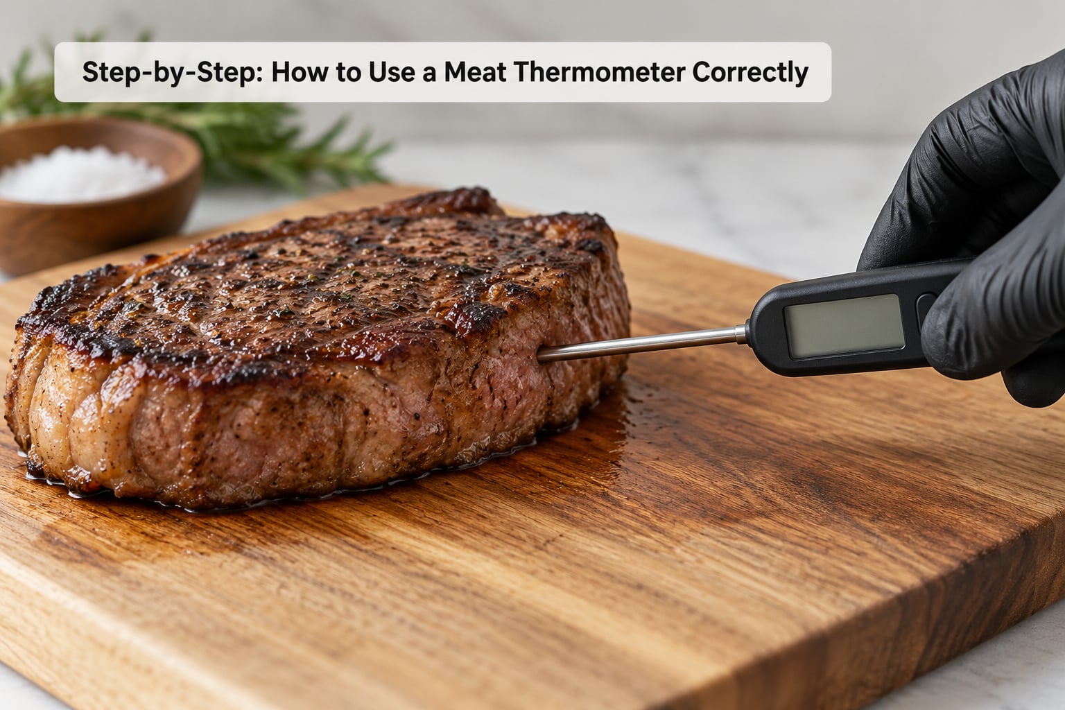 Step-by-Step: How to Use a Meat Thermometer Correctly