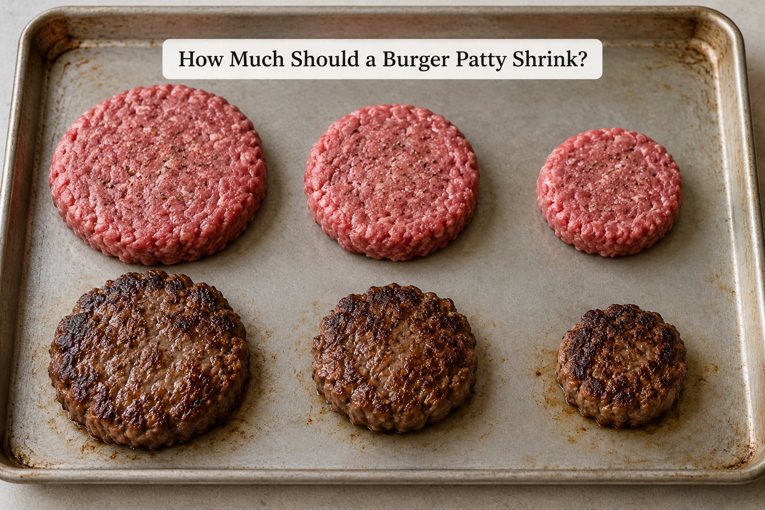 How Much Should a Burger Patty Shrink?