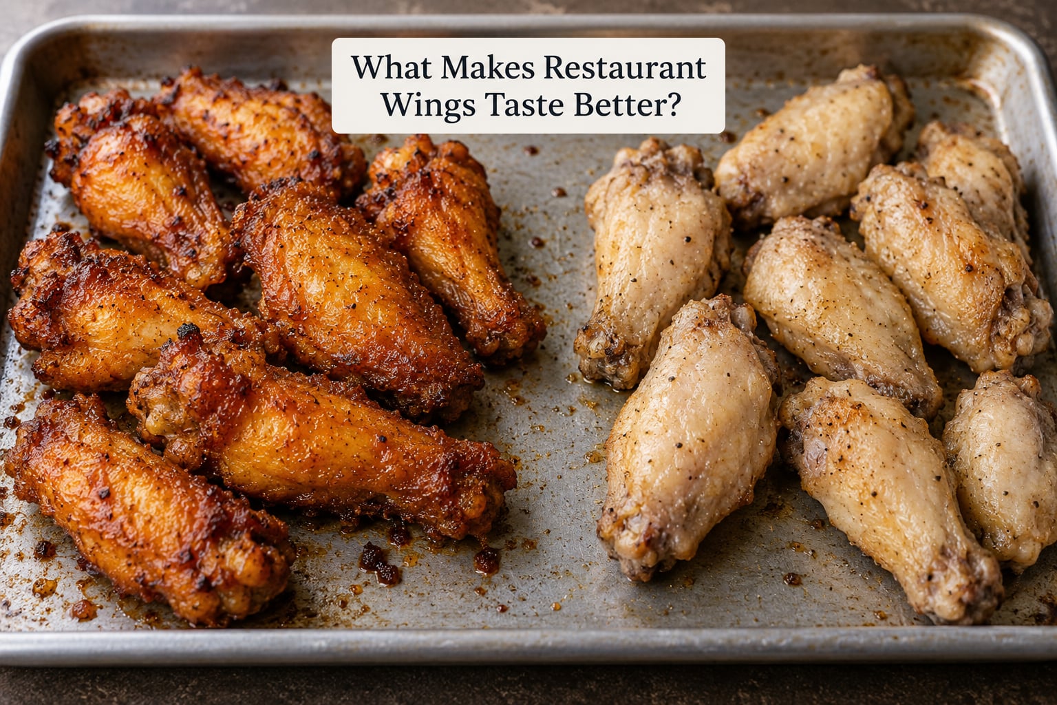 What Makes Restaurant Wings Taste Better?