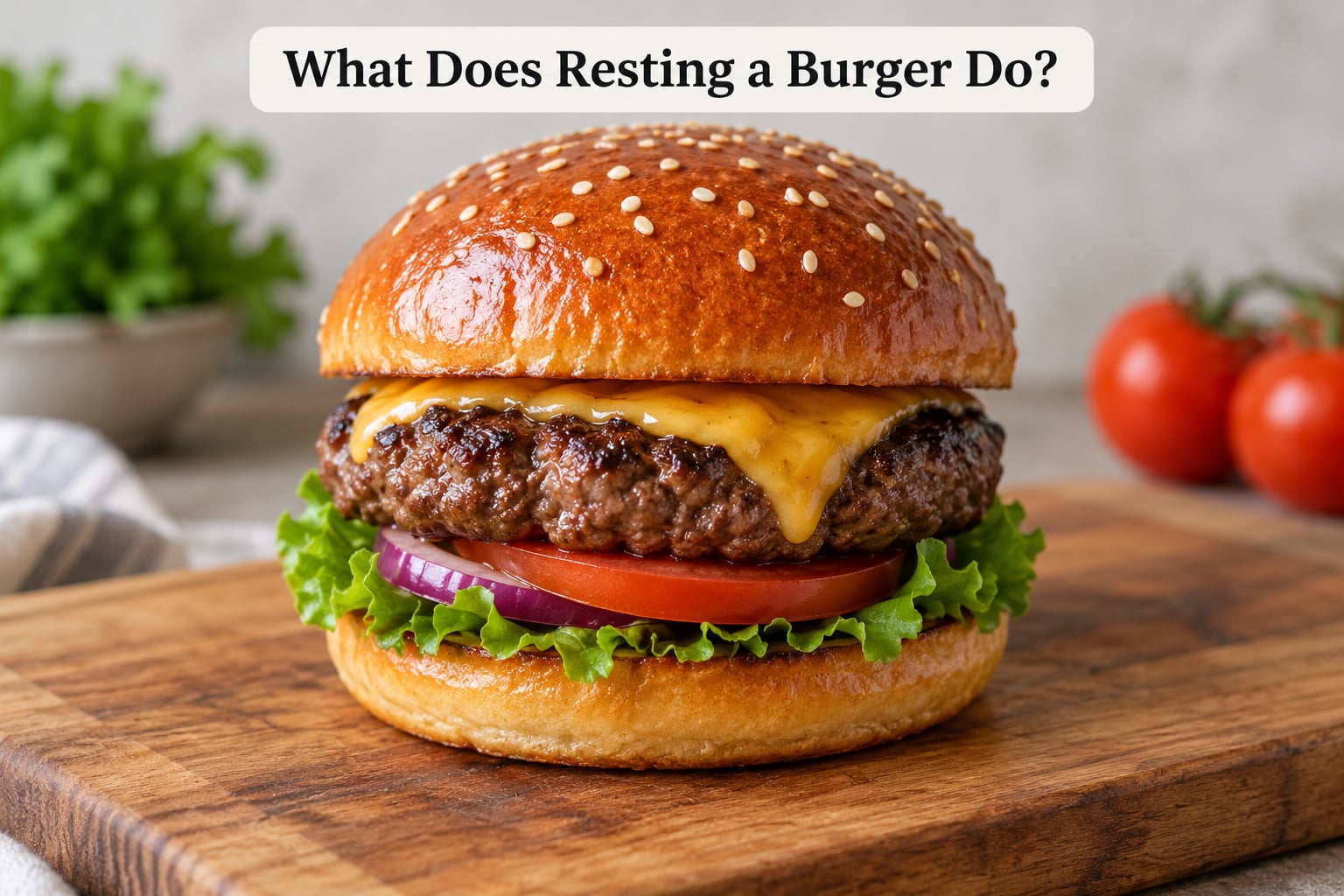 What Does Resting a Burger Do?