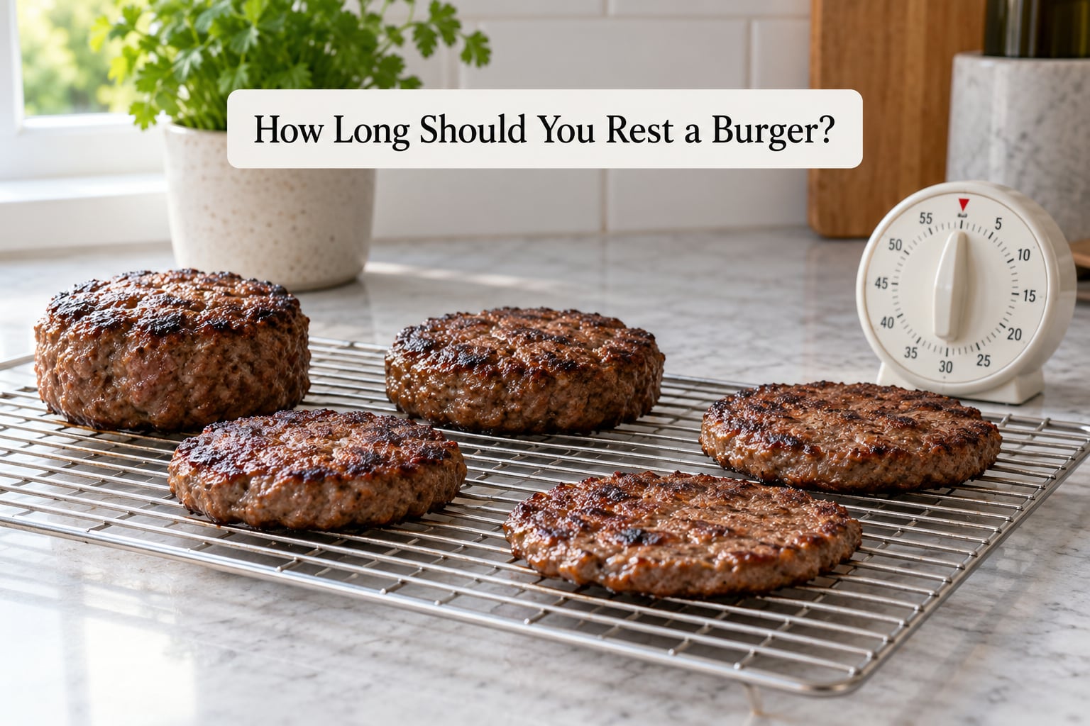 How Long Should You Rest a Burger?